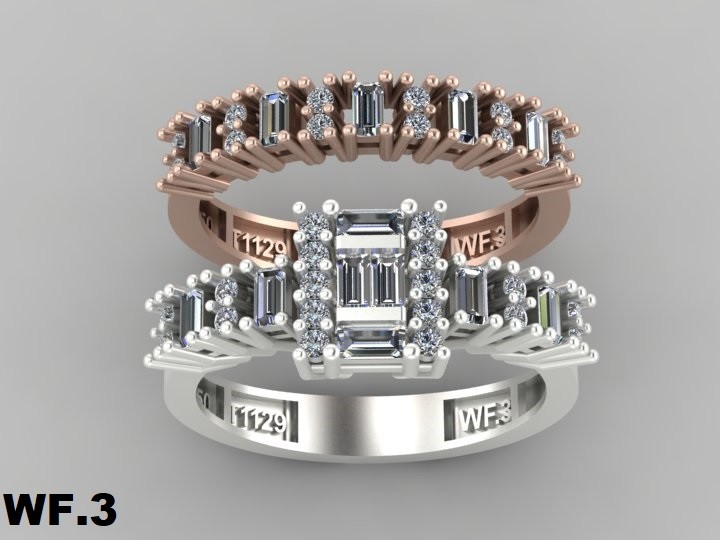 پایه حلقه و پشت حلقه