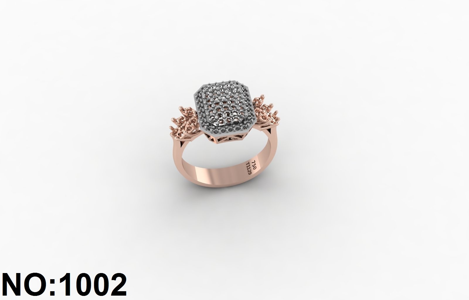 انگشتر زنانه کد ۱۰۰۲