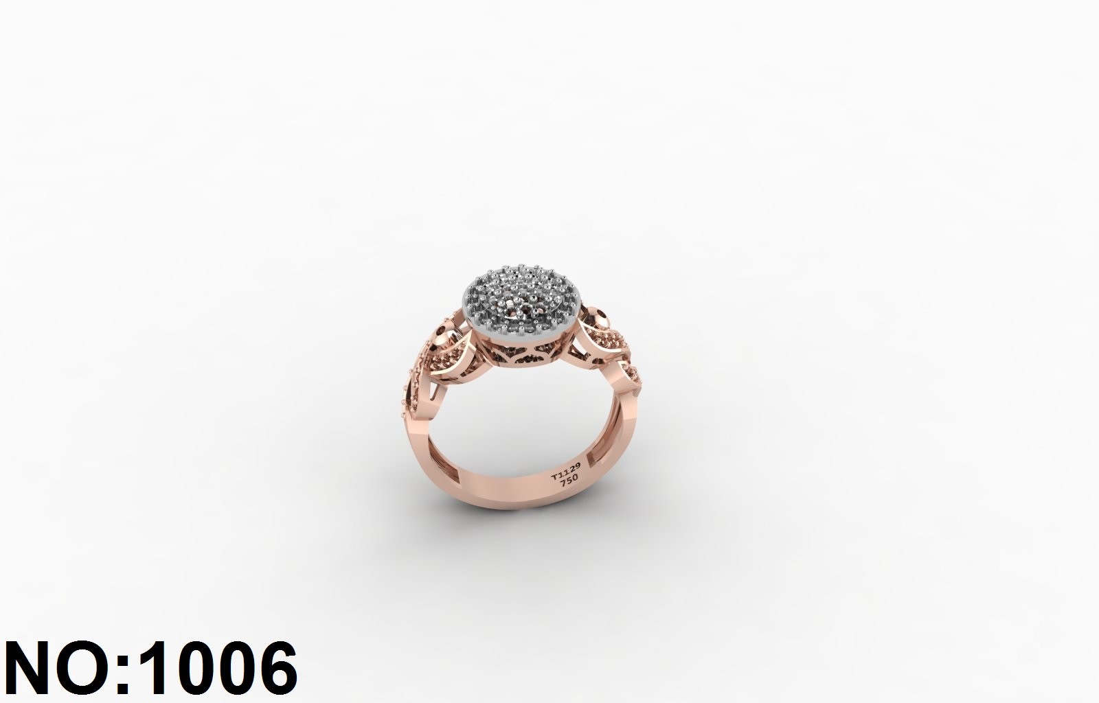 انگشتر زنانه کد ۱۰۰۶