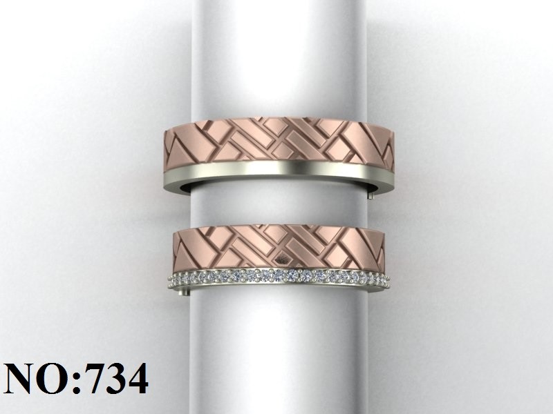 حلقه ازدواج کد 734