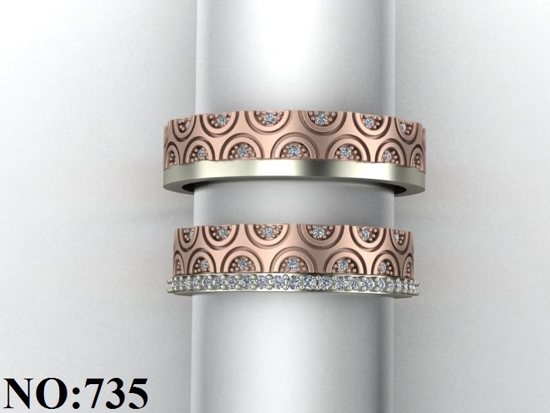 حلقه ازدواج کد 735