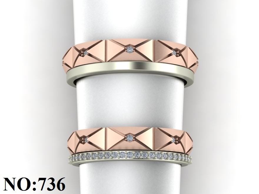 حلقه ازدواج کد 736