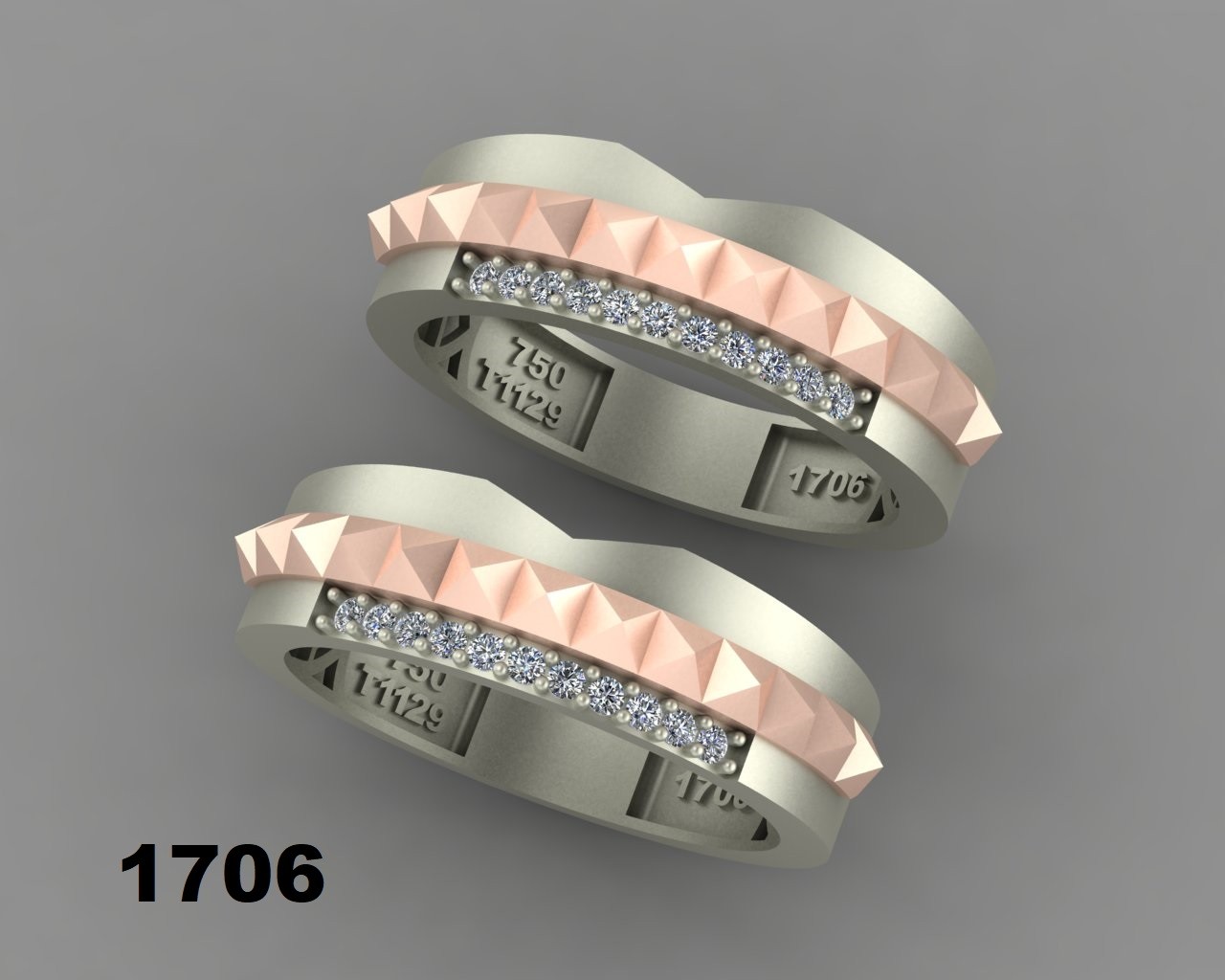 حلقه ازدواج کد 1706