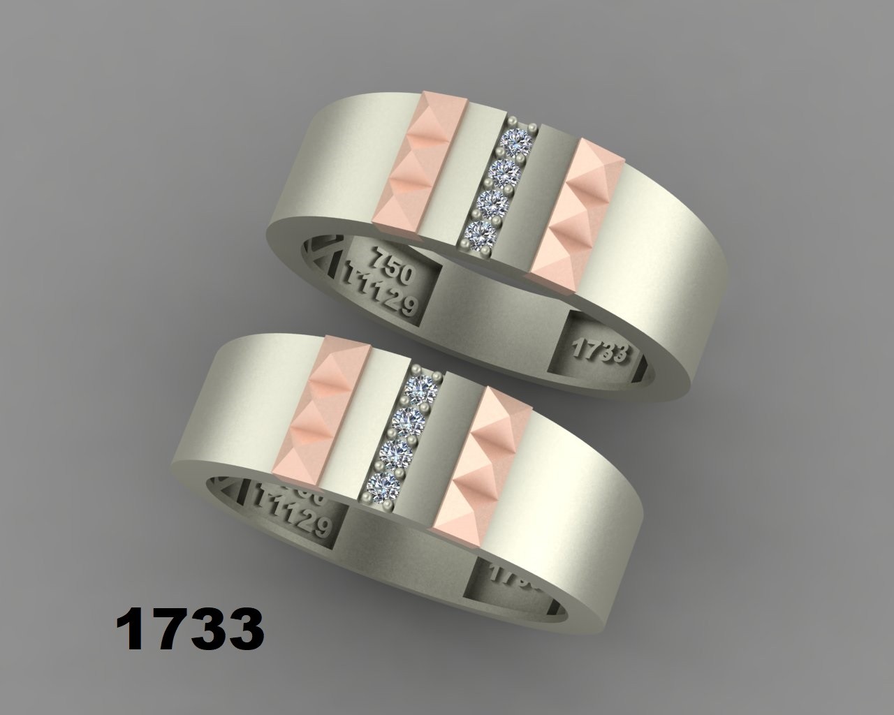 حلقه ازدواج کد 1733