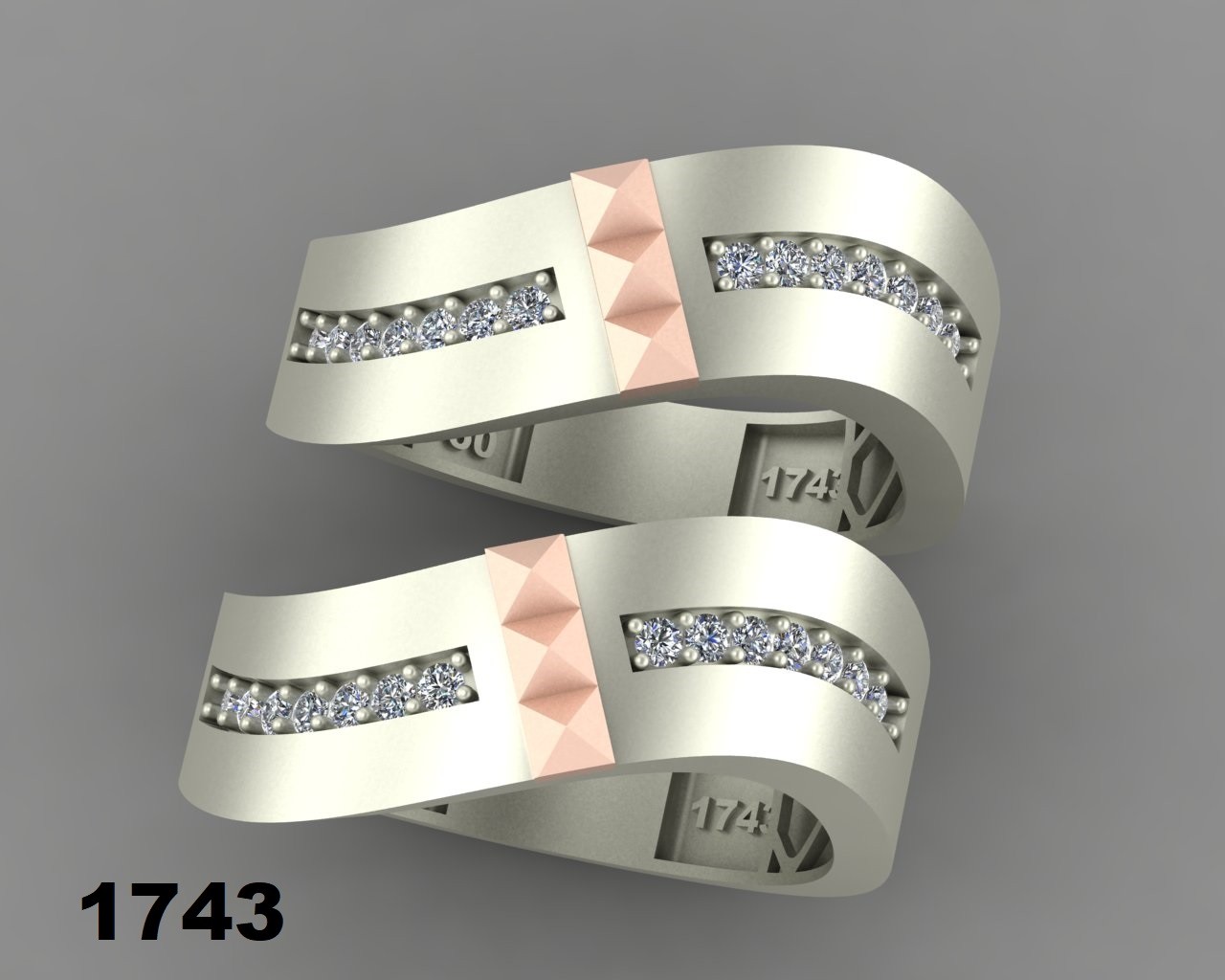 حلقه ازدواج کد 1743