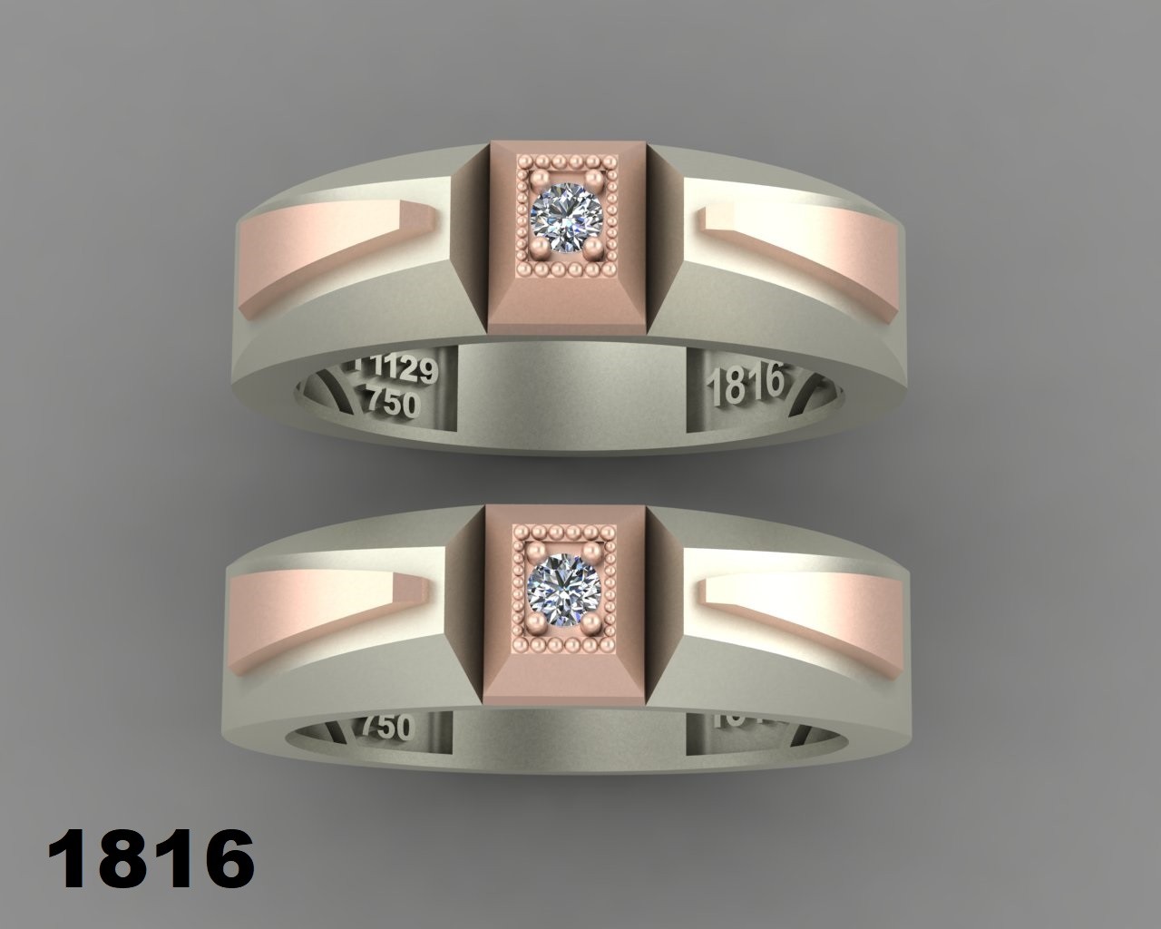 حلقه ازدواج کد 1816