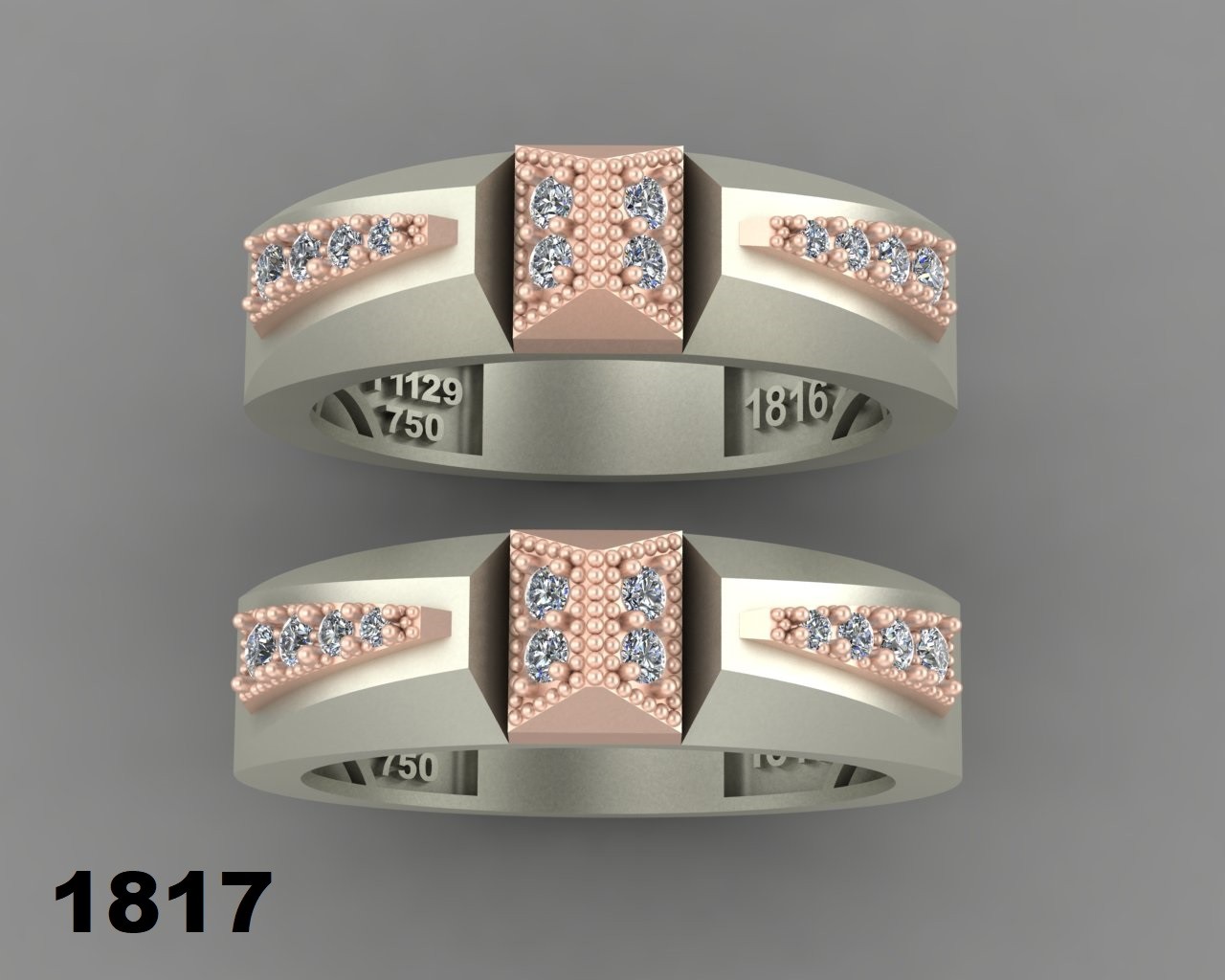 حلقه ازدواج کد 1817