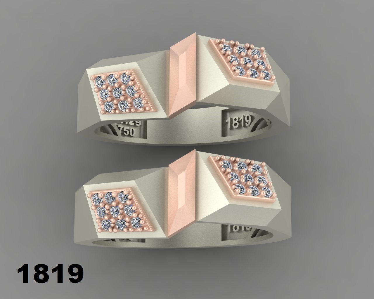 حلقه ازدواج کد 1819