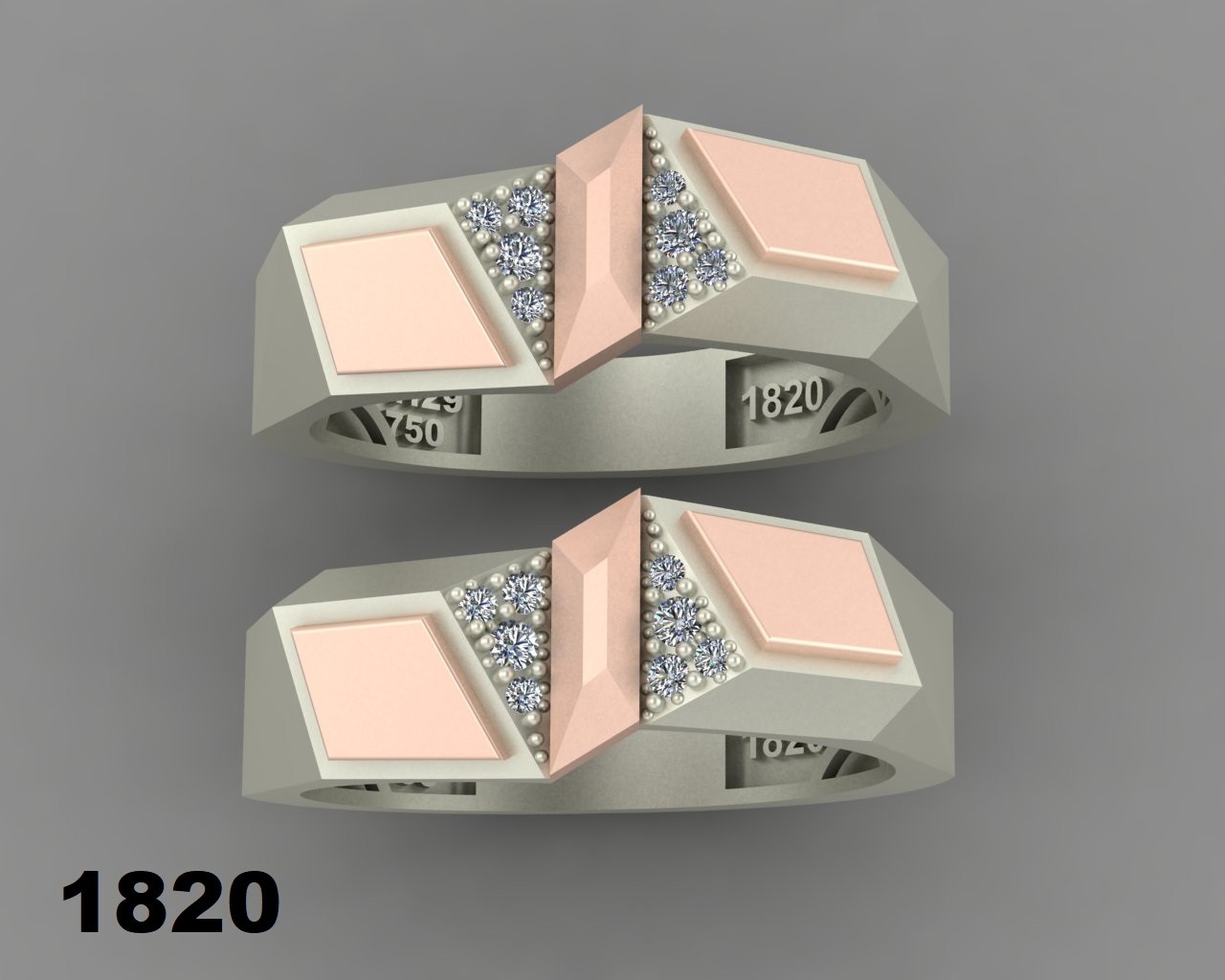 حلقه ازدواج کد 1820