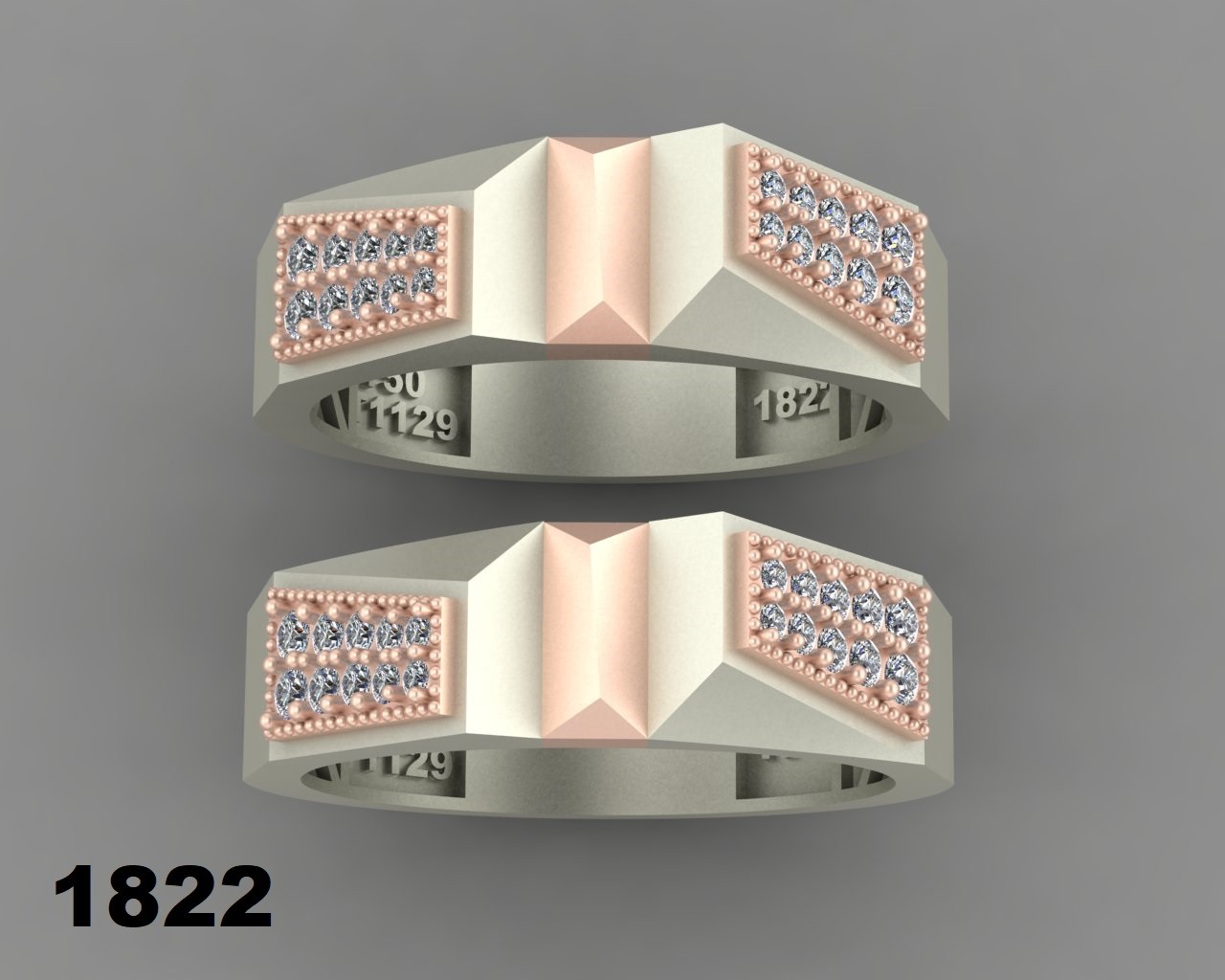 حلقه ازدواج کد 1822