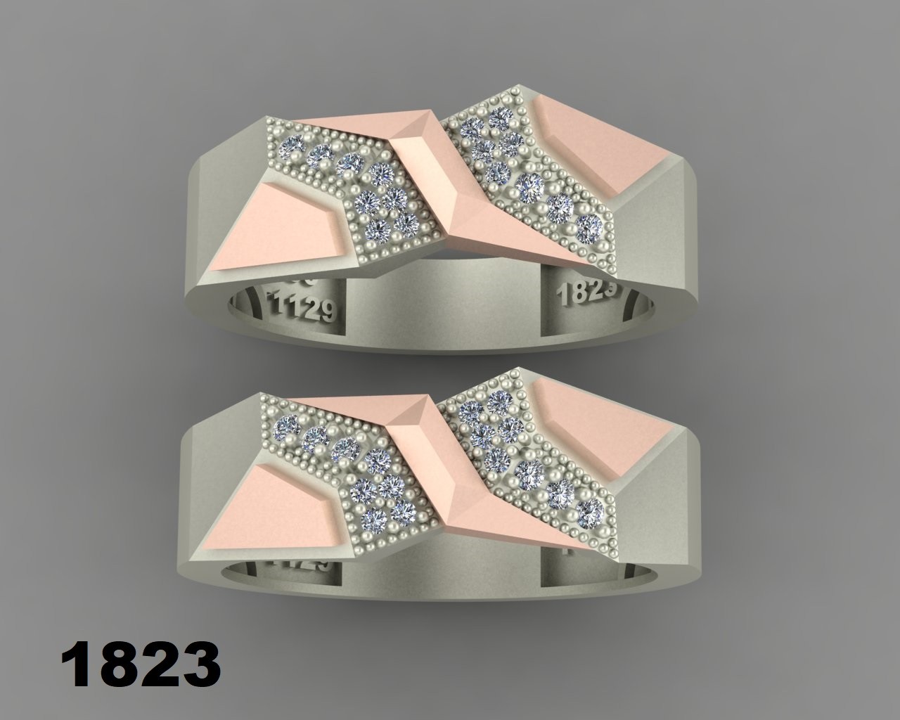 حلقه ازدواج کد 1823