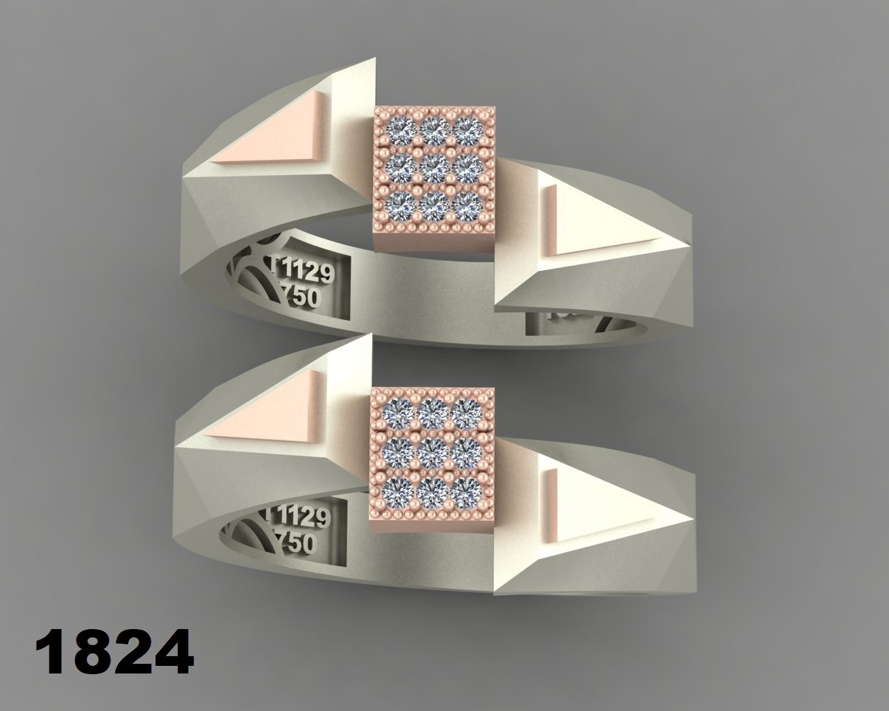 حلقه ازدواج کد 1824