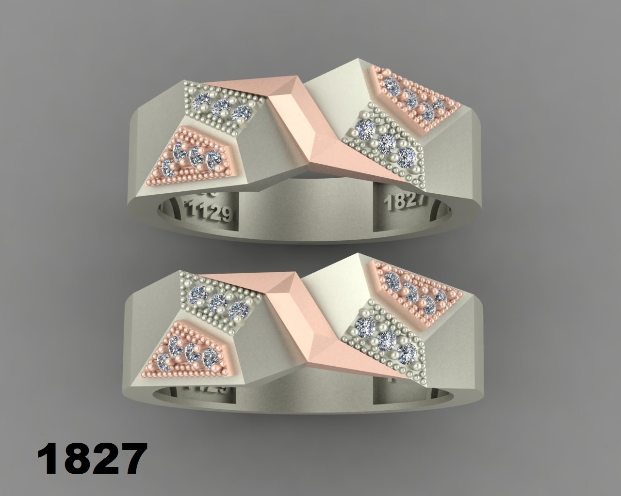 حلقه ازدواج کد 1827