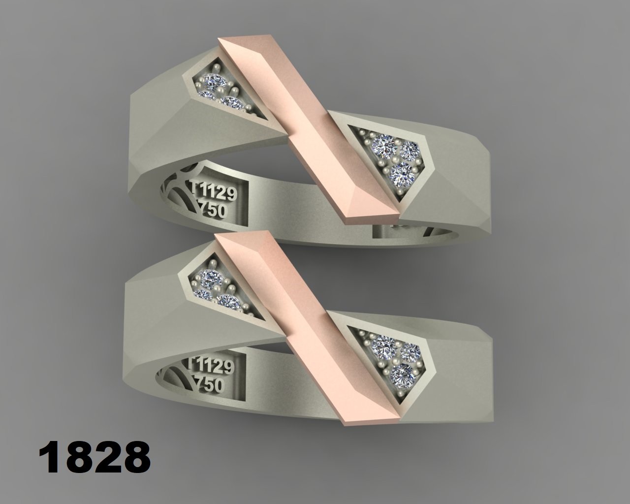 حلقه ازدواج کد 1828