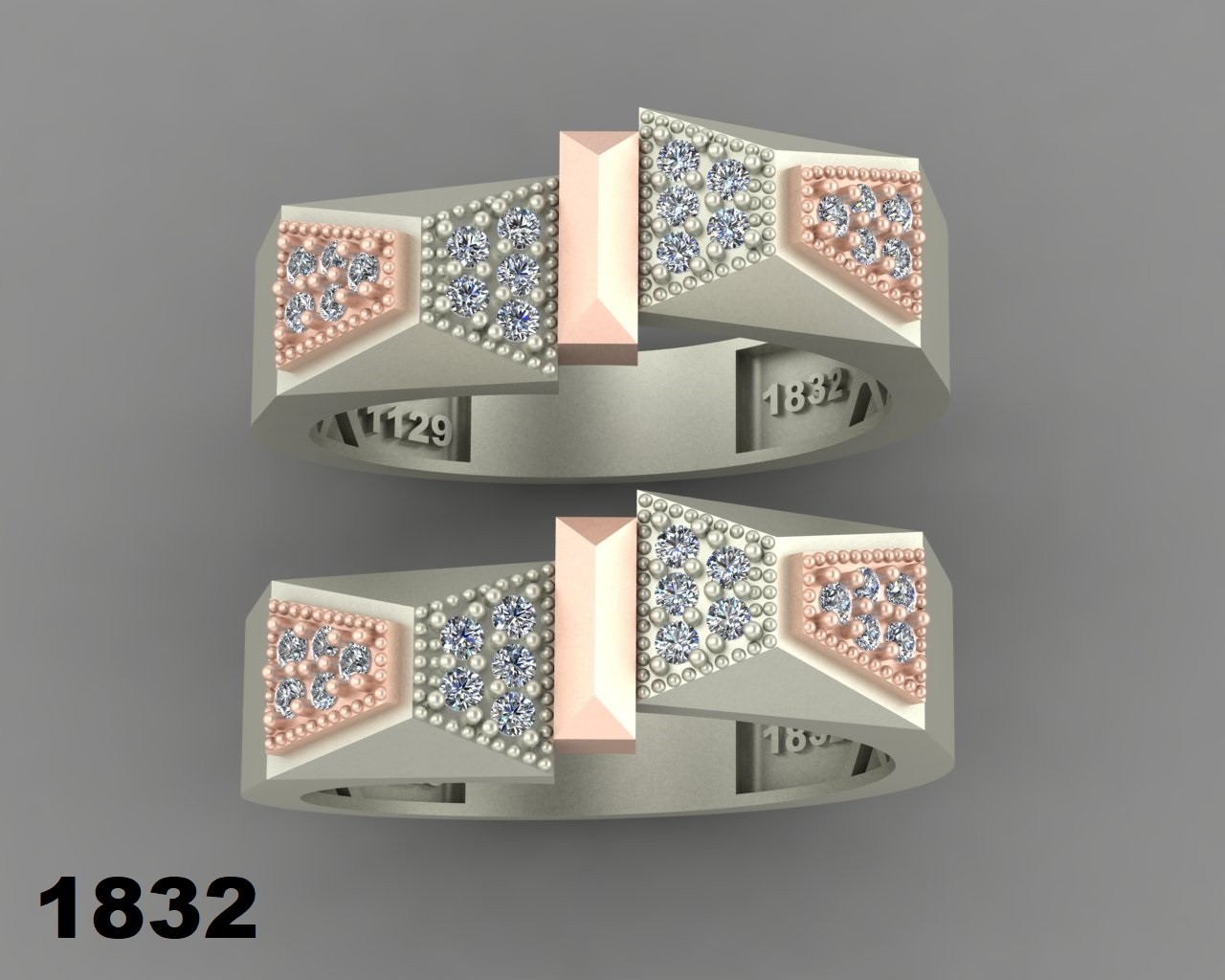 حلقه ازدواج کد 1832