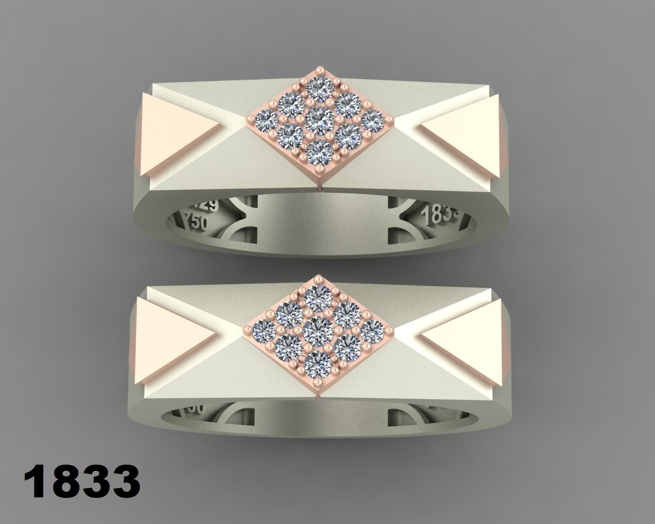 حلقه ازدواج کد 1833