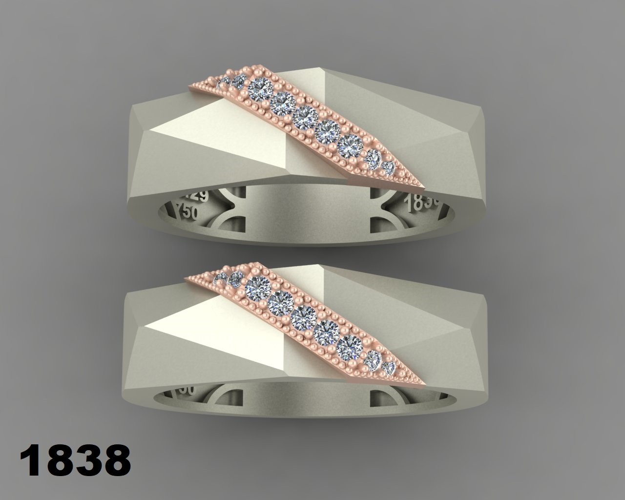 حلقه ازدواج کد 1838