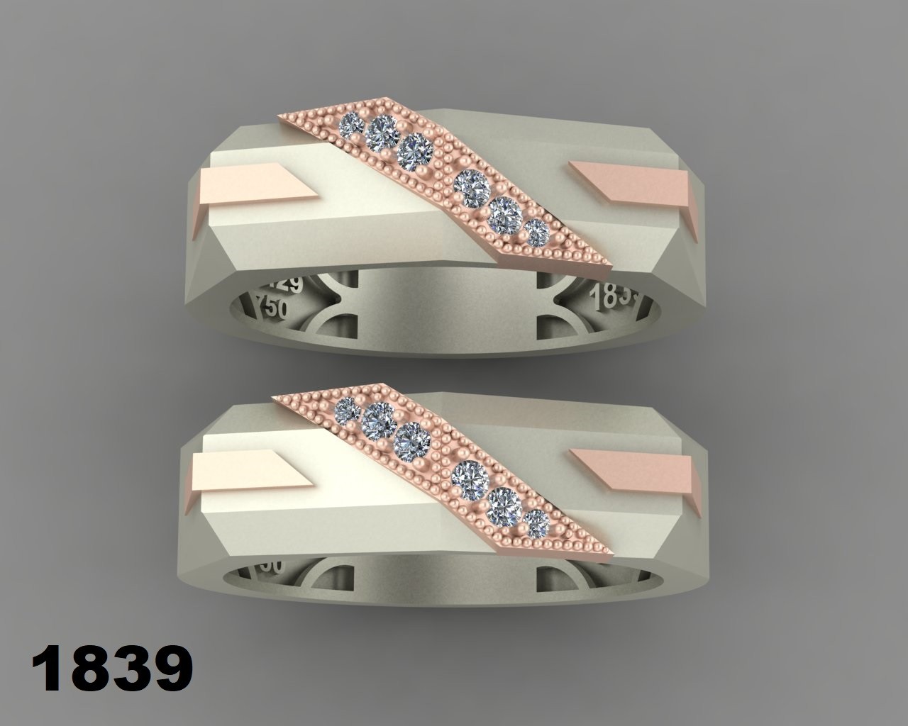 حلقه ازدواج کد 1839