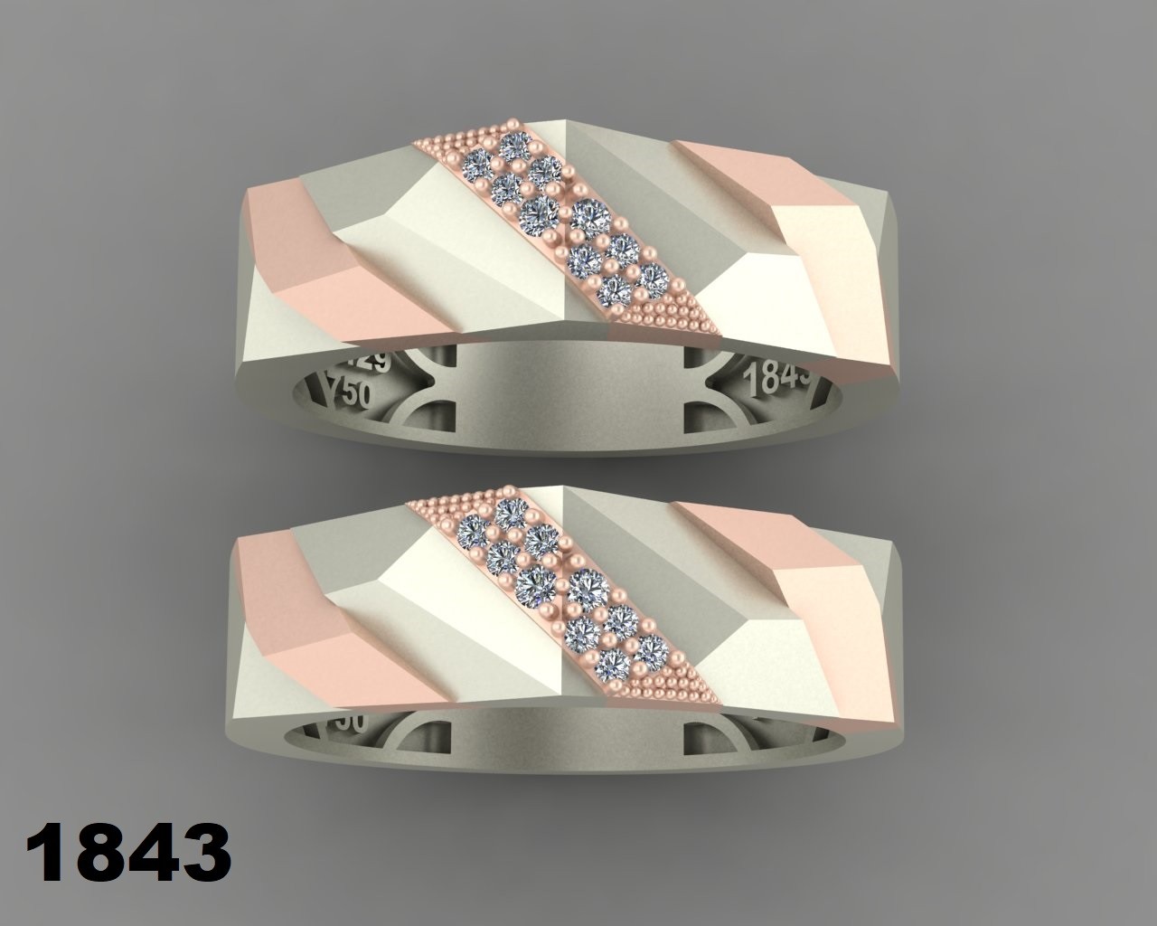 حلقه ازدواج کد 1843