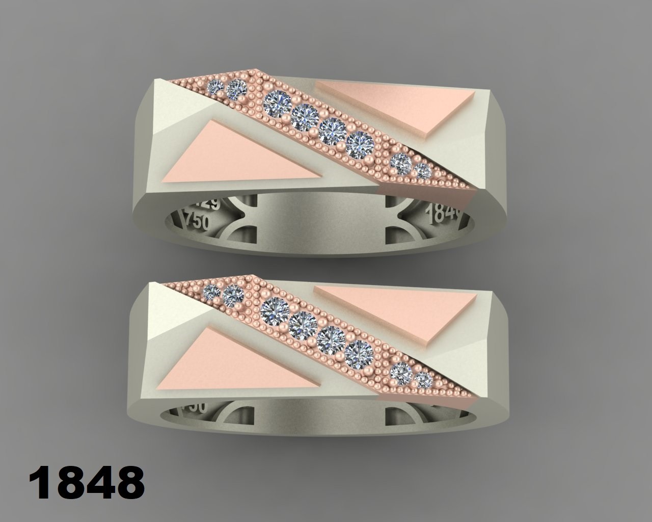 حلقه ازدواج کد 1848