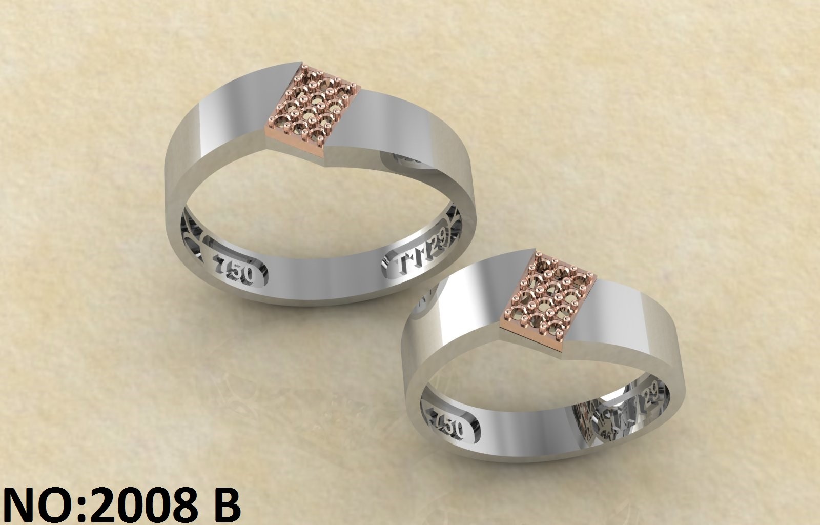 حلقه ازدواج کد 2008B