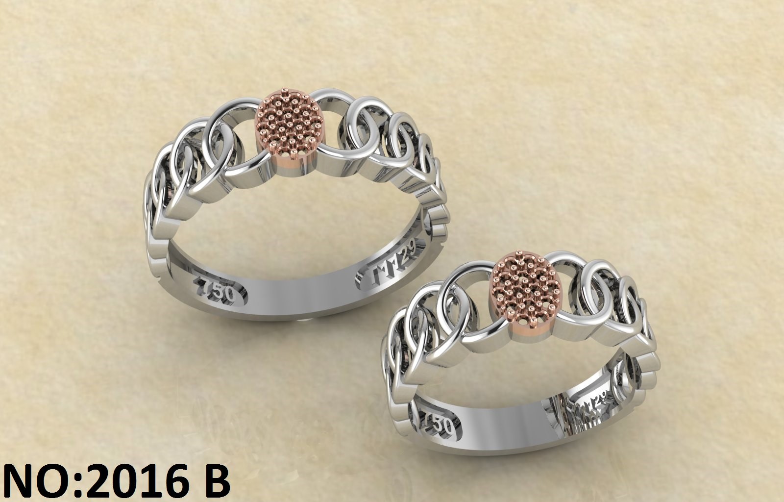 حلقه ازدواج کد 2016B