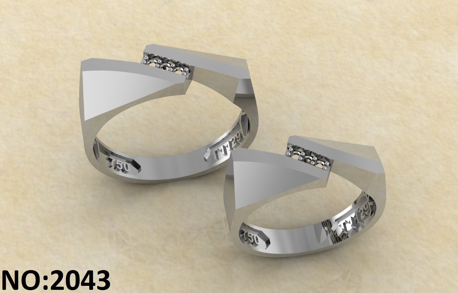 حلقه ازدواج کد 2043