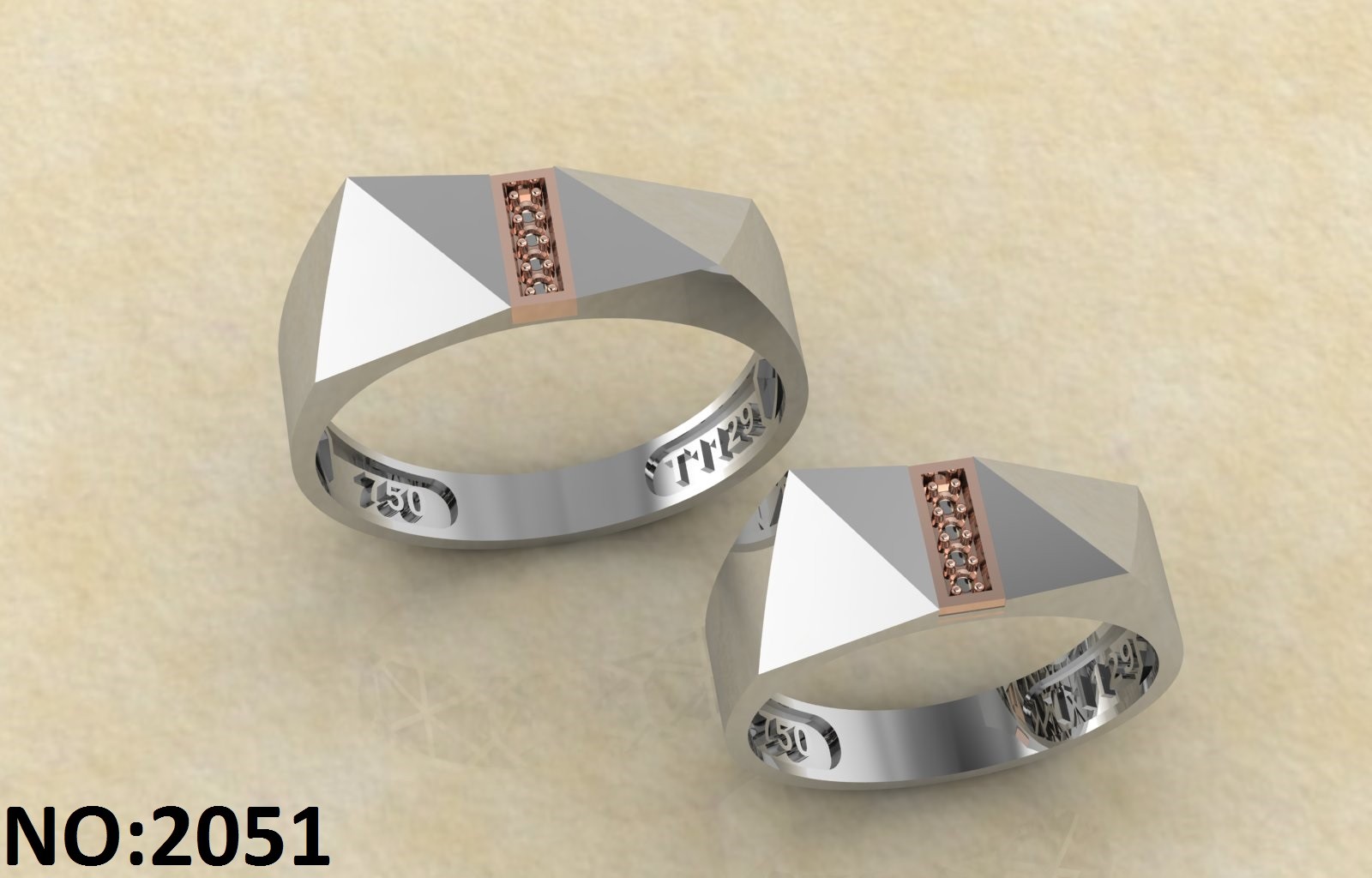 حلقه ازدواج کد 2051