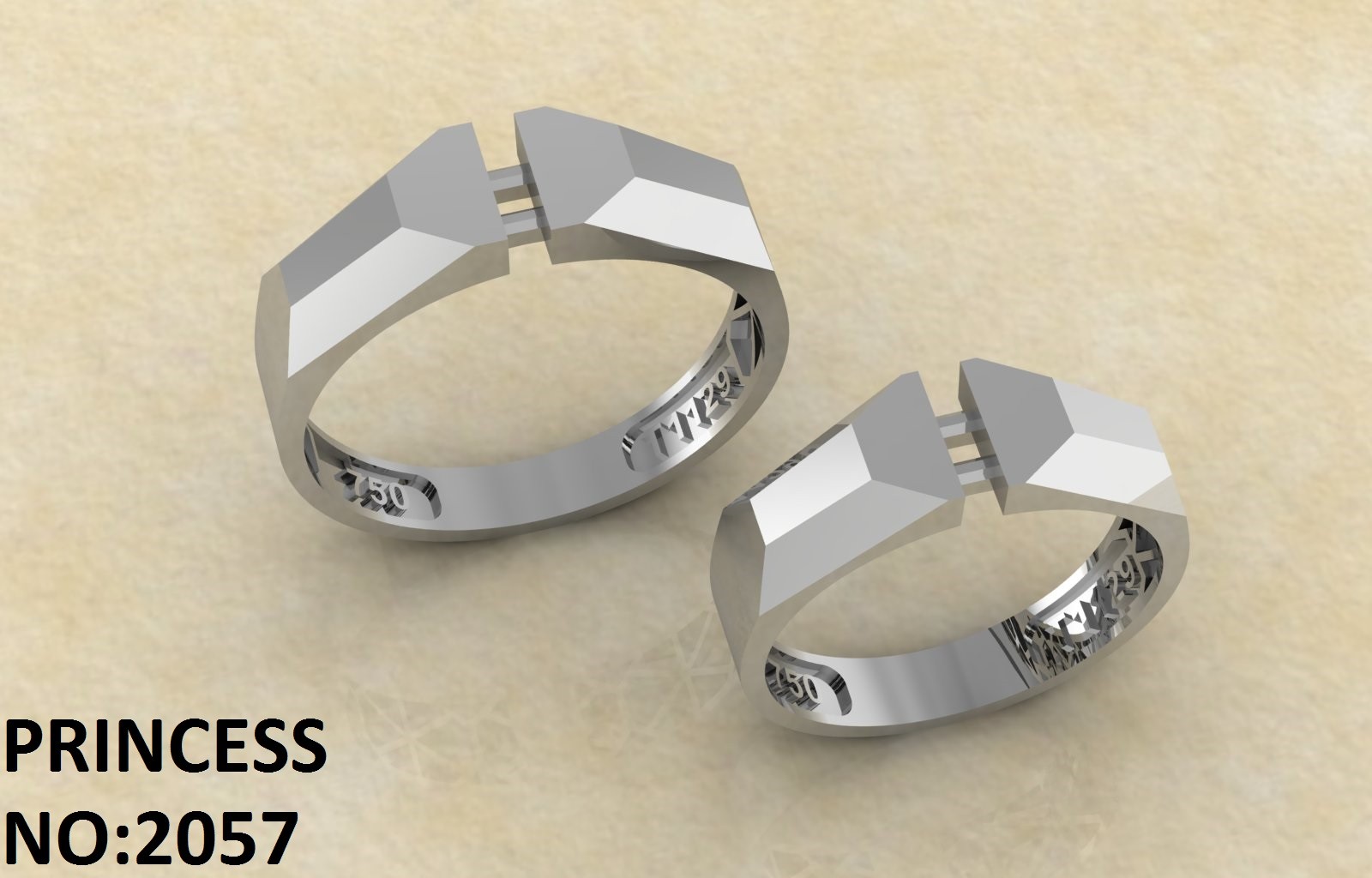 حلقه ازدواج کد 2057