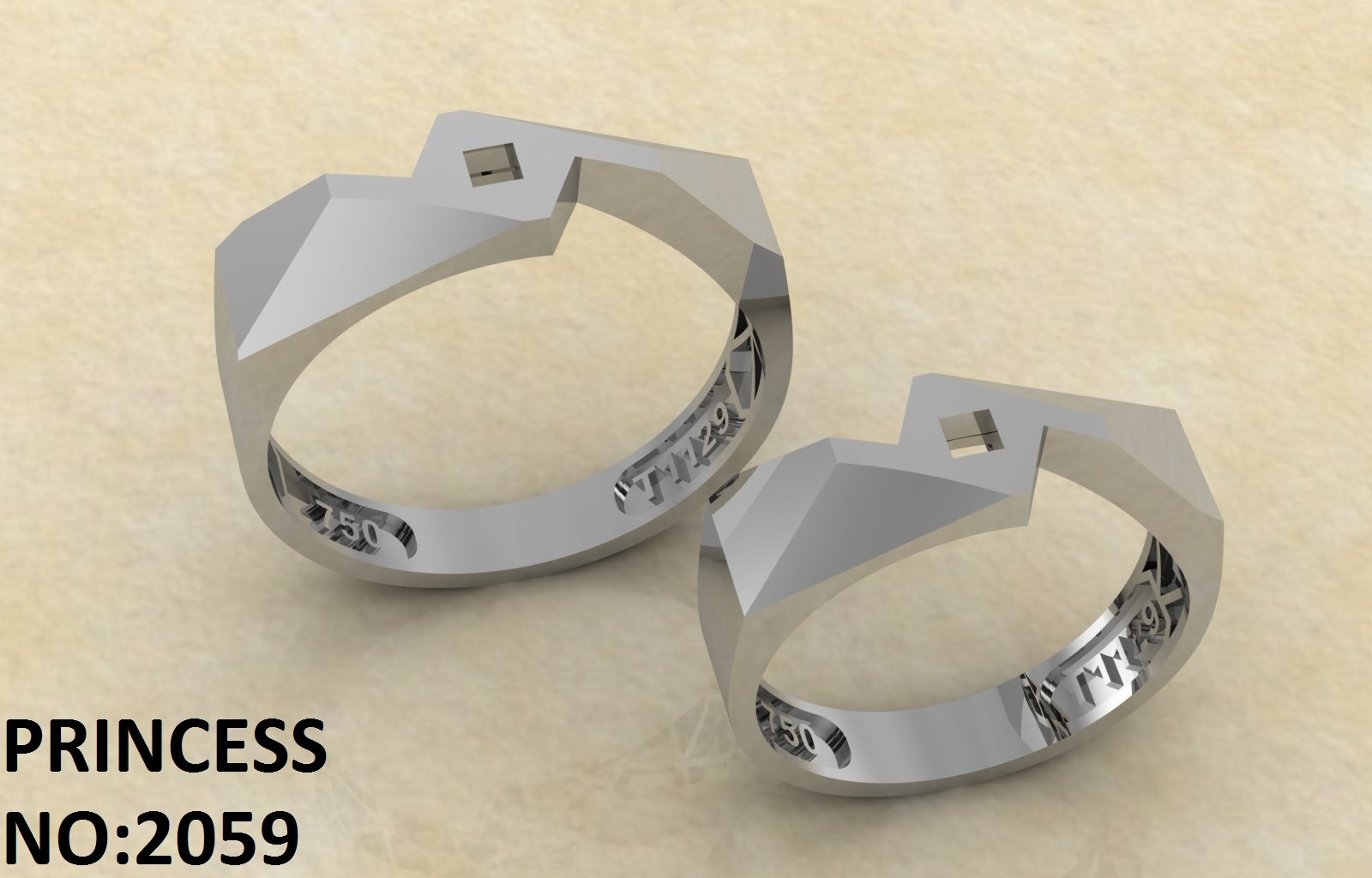 حلقه ازدواج کد 2059