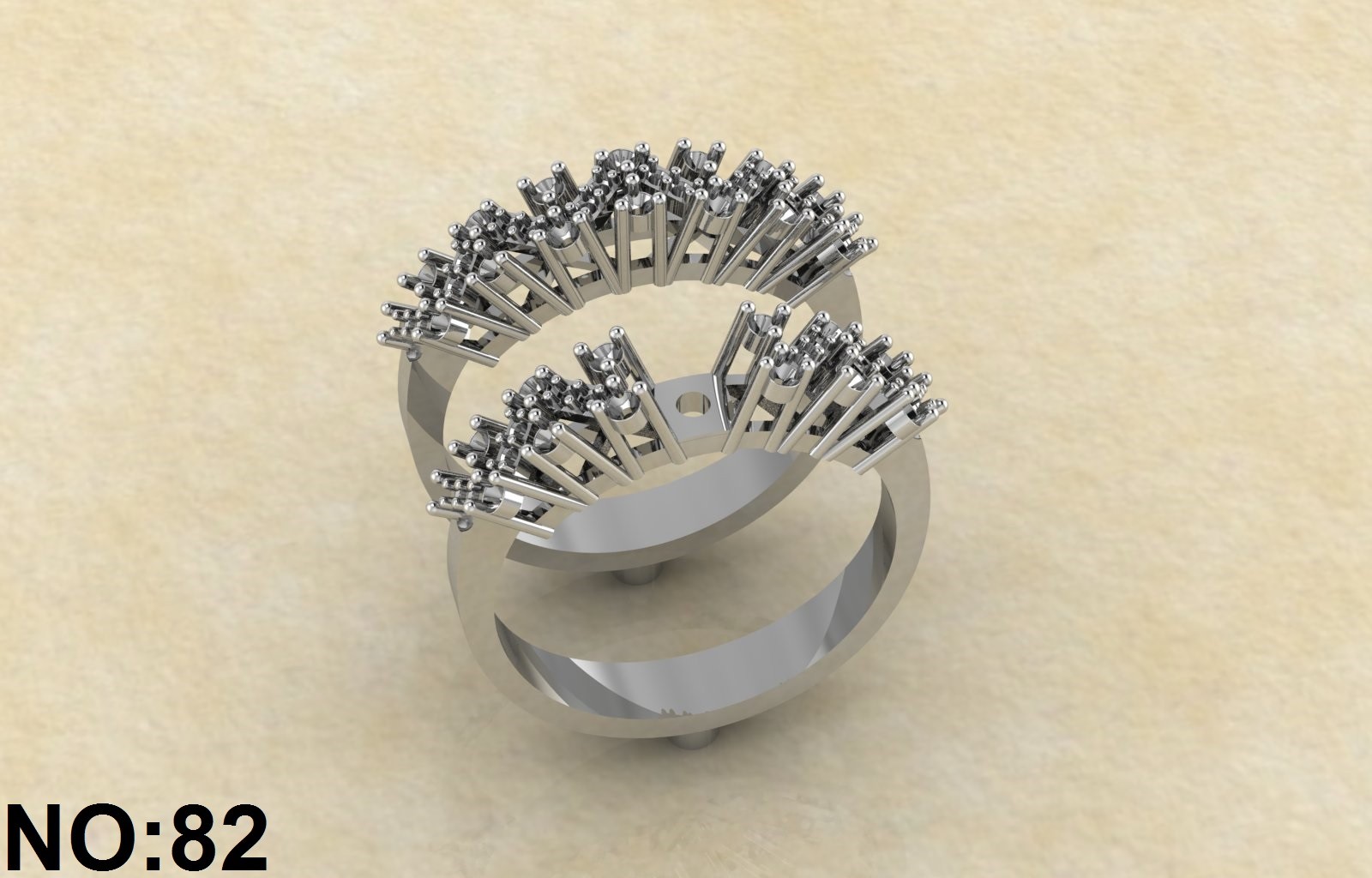 حلقه و چشت حلقه کد 82