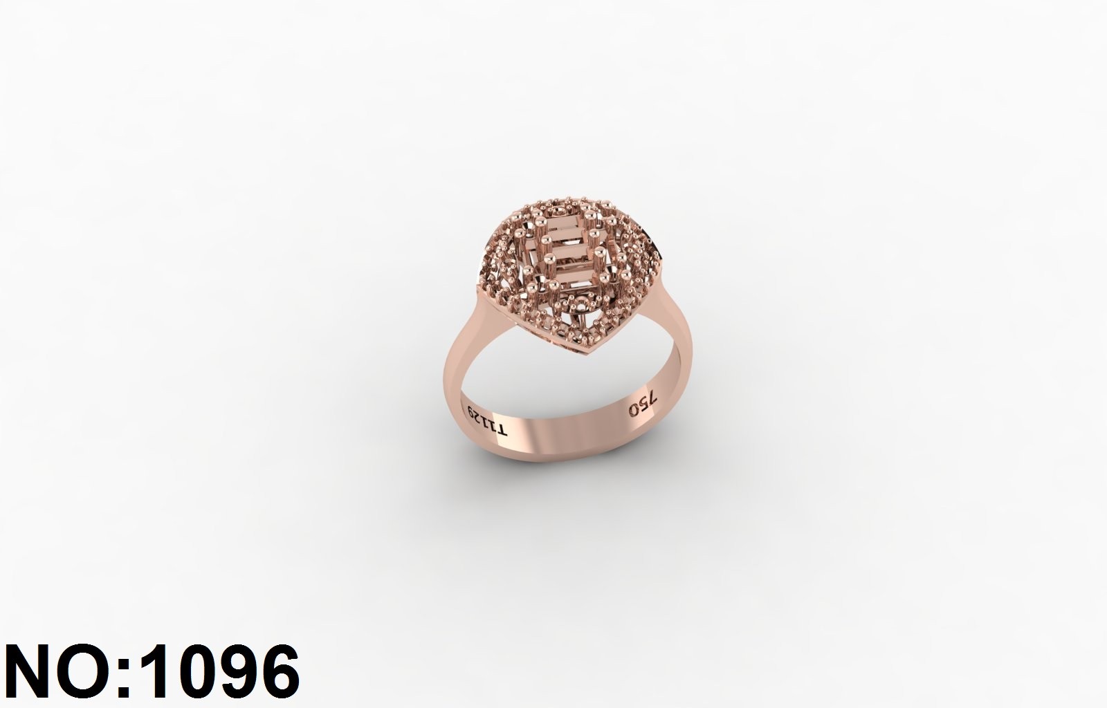 انگشتر زنانه کد 1096