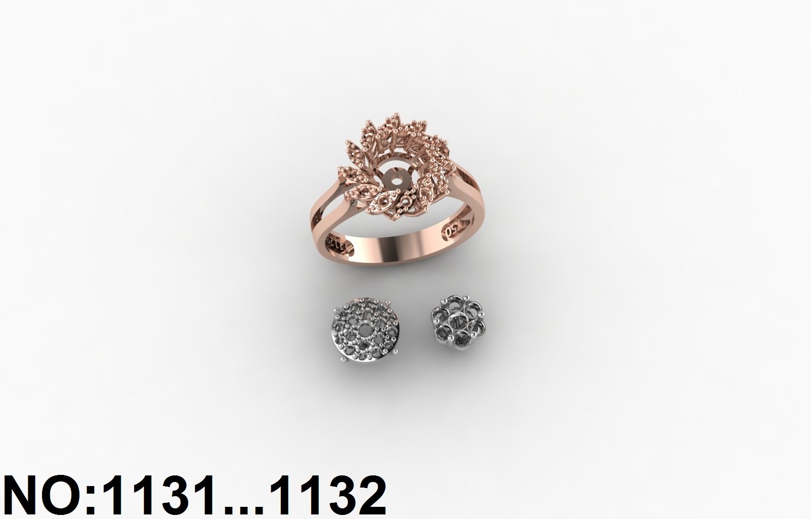 انگشتر زنانه کد 1131 - 1132