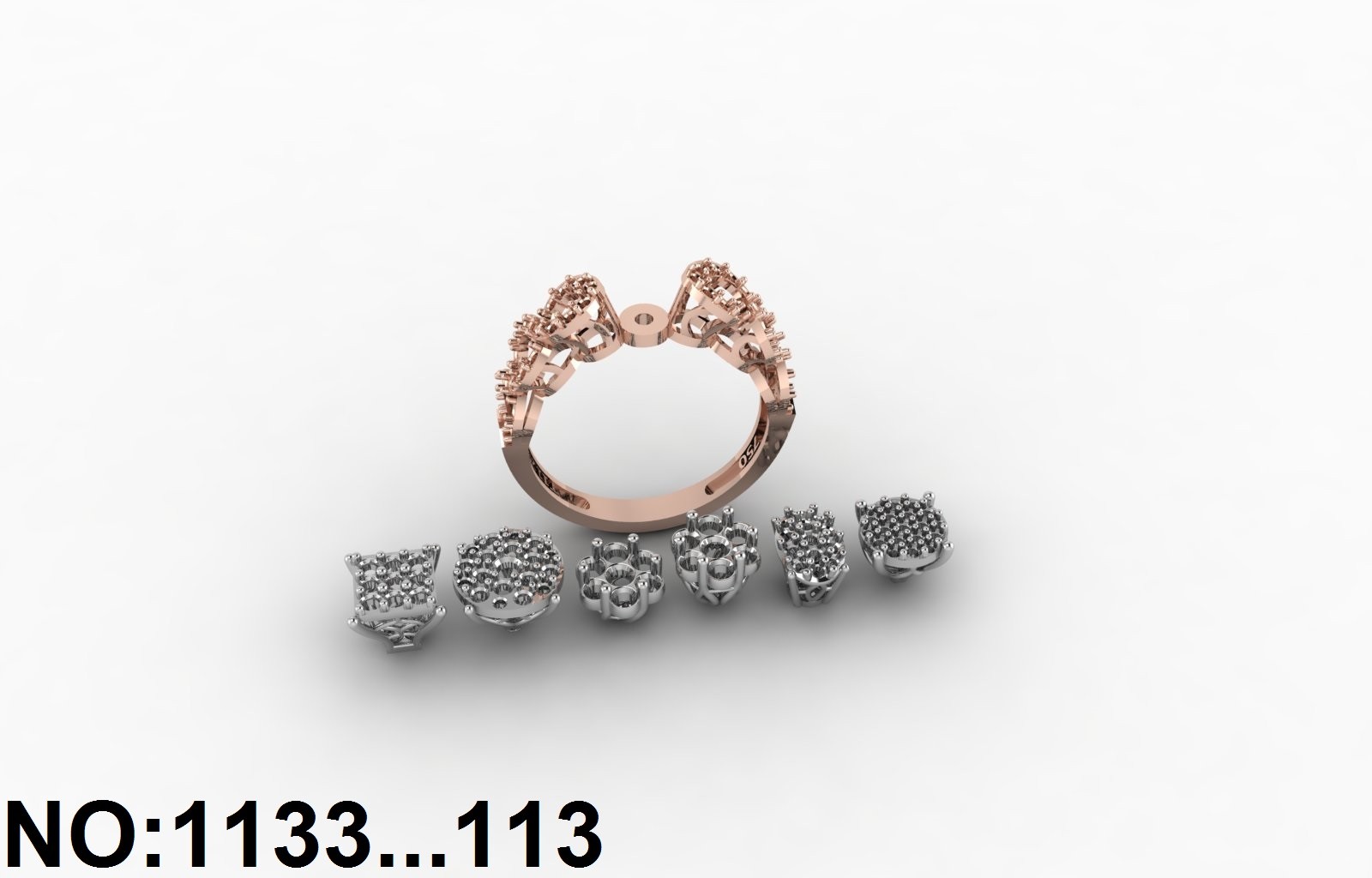 انگشتر زنانه کد 1133 - 1138