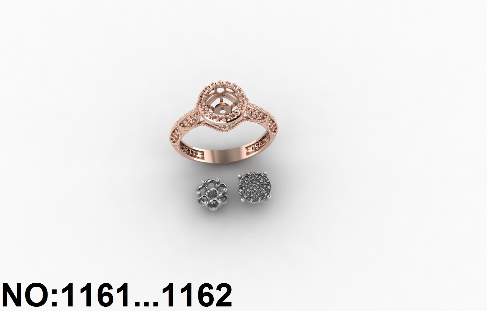 انگشتر زنانه کد 1161 - 1162