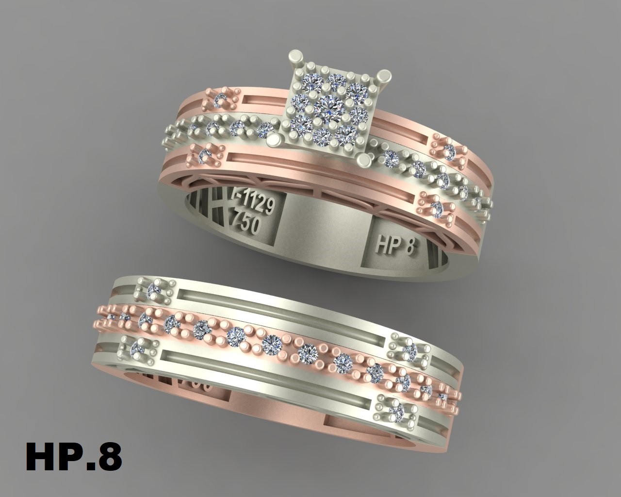 حلقه و  پشت حلقه کد NPHM.8