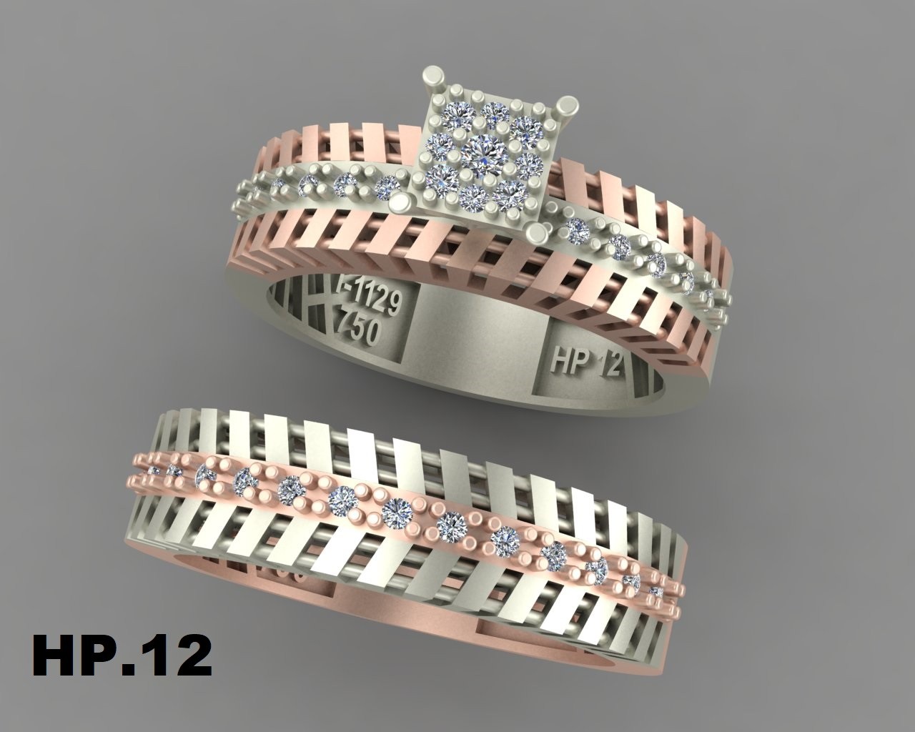 حلقه و  پشت حلقه کد NPHM.12