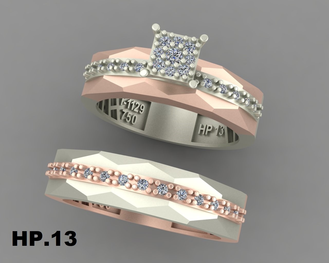 حلقه و  پشت حلقه کد NPHM.13