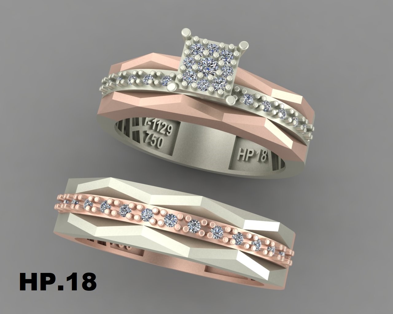 حلقه و  پشت حلقه کد NPHM.18