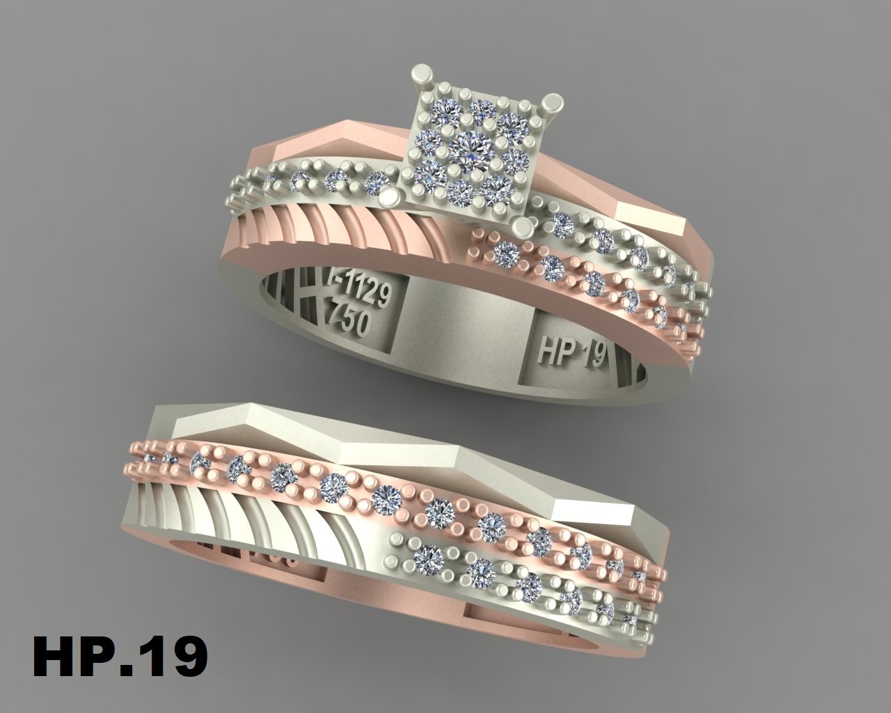 حلقه و  پشت حلقه کد NPHM.19