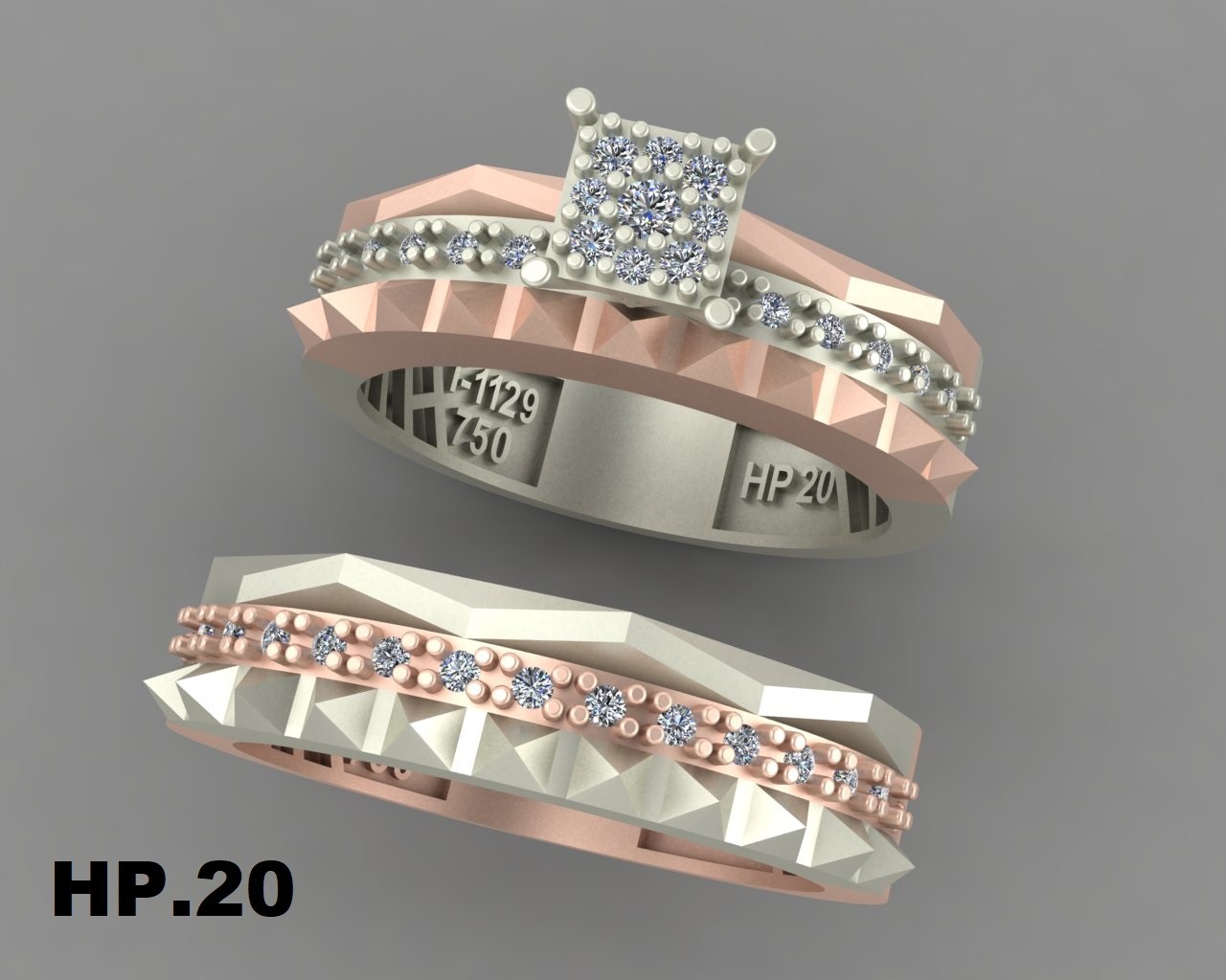 حلقه و  پشت حلقه کد NPHM.20