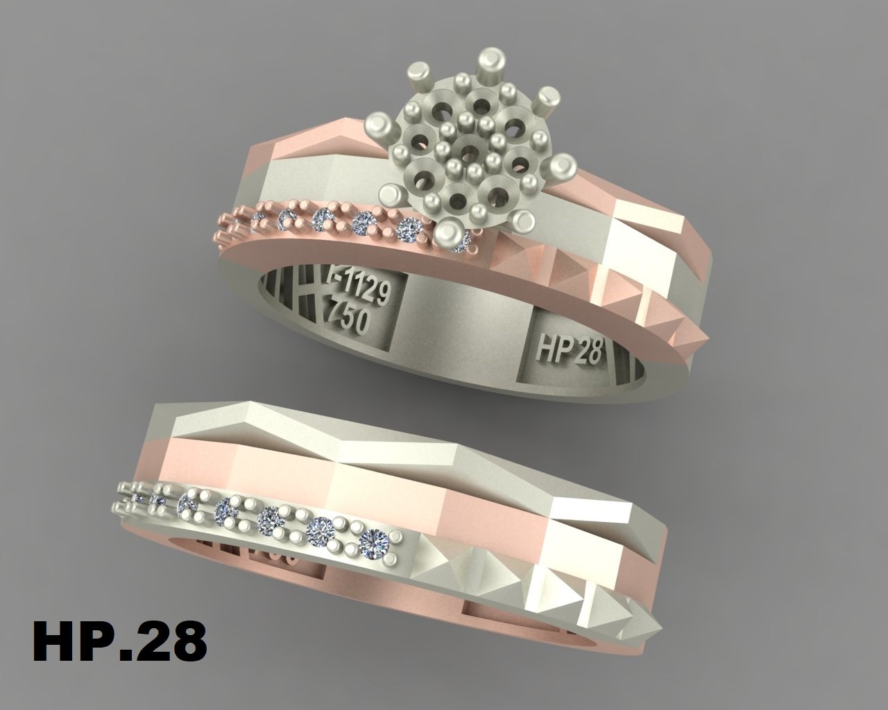 حلقه و  پشت حلقه کد NPHM.28