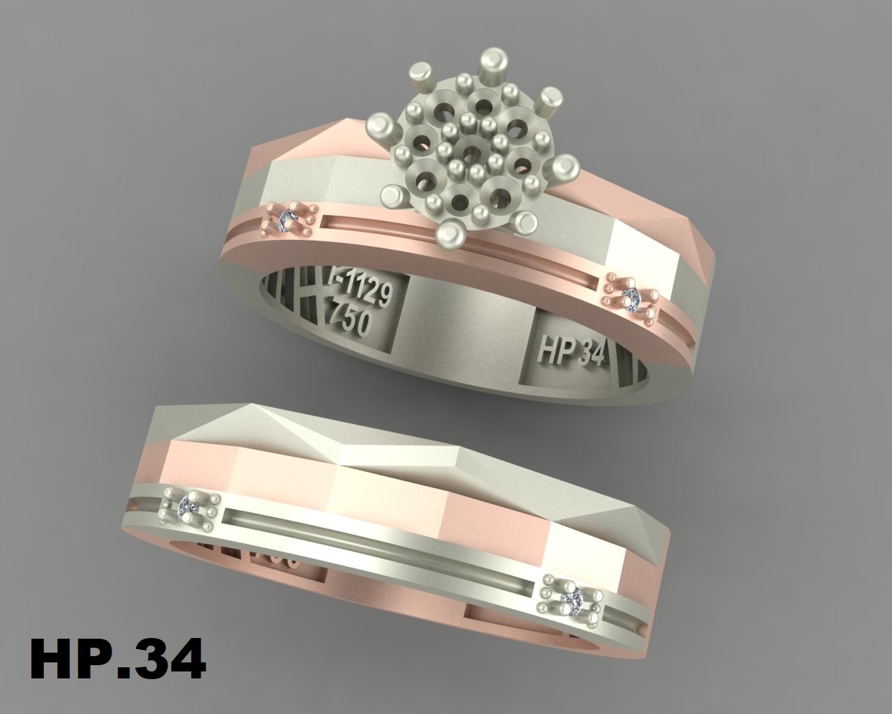 حلقه و پشت حلقه کد NPHM.34