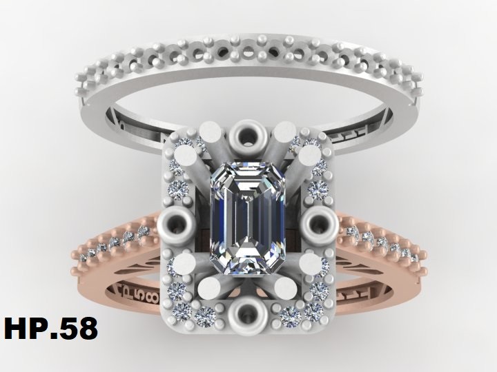 حلقه و پشت حلقه کد NPHM.58