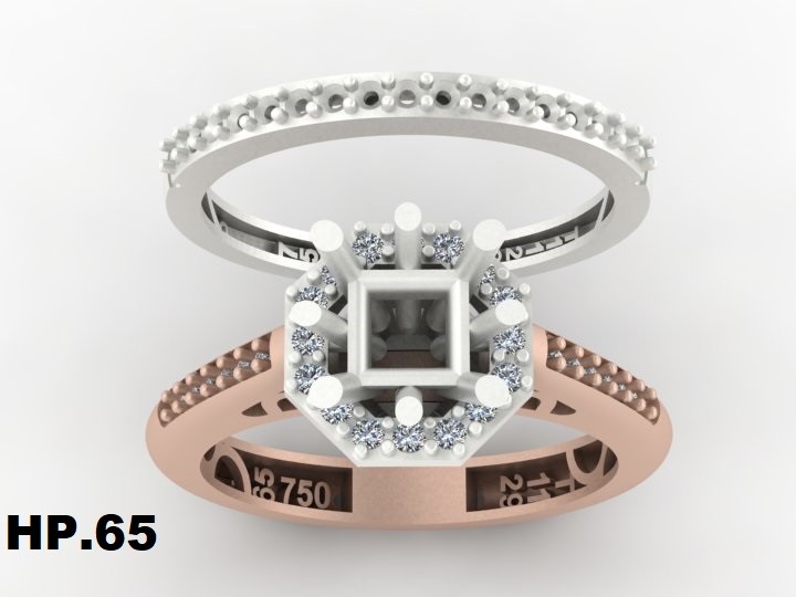 حلقه و پشت حلقه کد NPHM.65