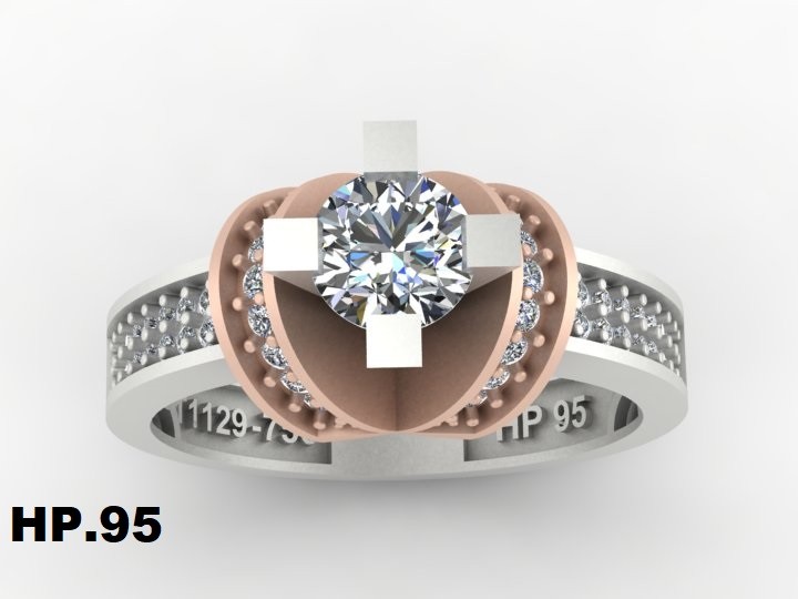 انگشتر زنانه کد NPHM.95