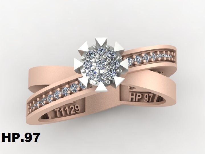 انگشتر زنانه کد NPHM.97