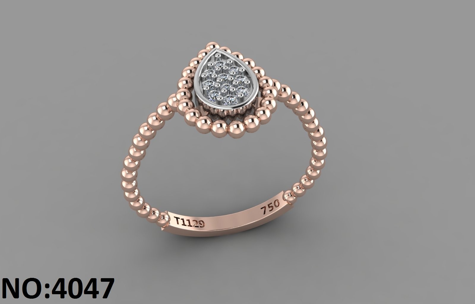 انگشتر زنانه کد :4047