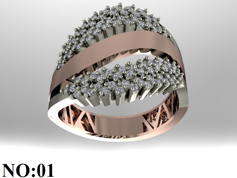 انگشتر زنانه کد :W.K.R : 001