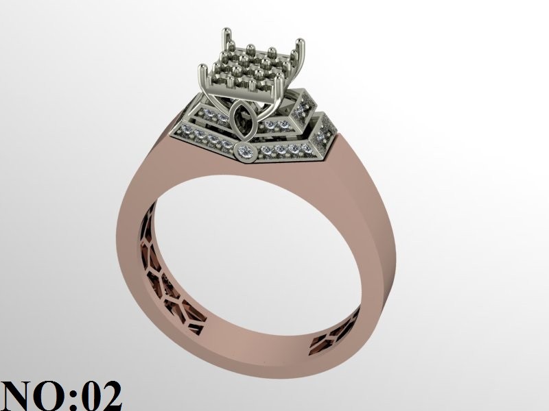انگشتر زنانه کد :W.K.R : 002